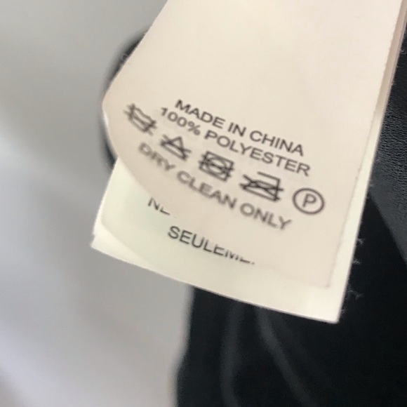 KATE SPADE Black Crepe Ruffle Shift Dress XS - Picture 6 of 6